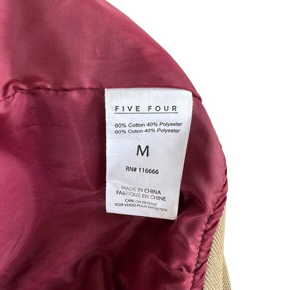 Five Four Los Angeles Odin Taupe Men’s Jacket - Picture 4 of 4